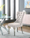 Meridian Furniture - Carmen Dining Chair in Cream (Set Of 2) - 743Cream-C - GreatFurnitureDeal
