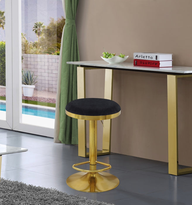 Meridian Furniture - Brody Adjustable Stool Set of 2 in Black - 955Black-C