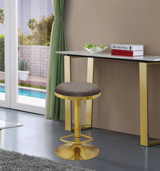 Meridian Furniture - Brody Adjustable Stool Set of 2 in Grey - 955Grey-C - GreatFurnitureDeal