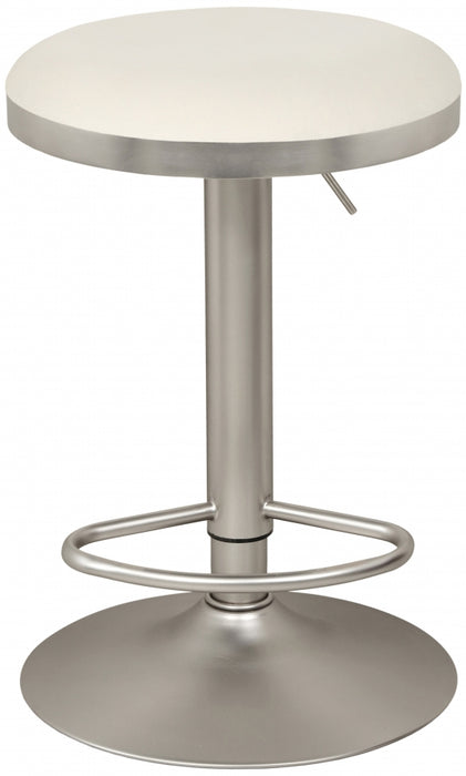 Meridian Furniture - Brody Adjustable Stool Set of 2 in White - 956White-C - GreatFurnitureDeal