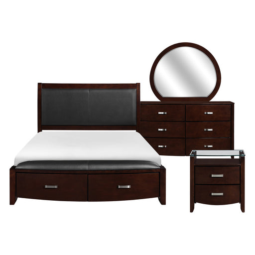 Homelegance - Lyric 4 Piece Queen Bedroom Set - 1737NC-1-4 - GreatFurnitureDeal