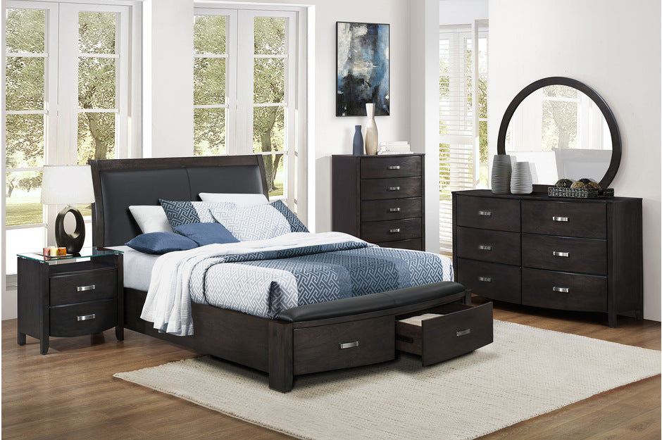 Homelegance - Lyric 5 Piece California King Bedroom Set - 1737KNGY-1CK-5 - GreatFurnitureDeal