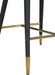 Meridian Furniture - Destiny Faux Leather Stool in Black - 541Black-C - GreatFurnitureDeal