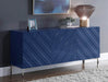 Meridian Furniture - Collette Sideboard | Buffet in Navy Lacquer - 309 - GreatFurnitureDeal