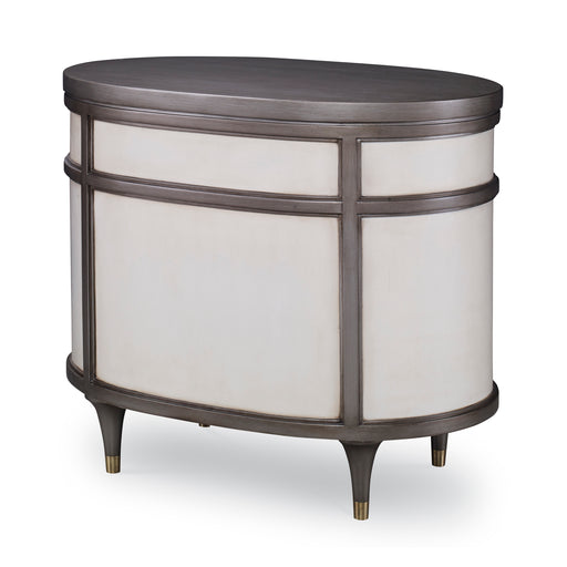 Ambella Home Collection - Luna Nightstand in Grey - 17576-230-001