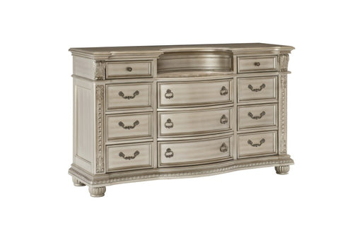 Homelegance - Cavalier Dresser in Silver - 1757SV-D - GreatFurnitureDeal