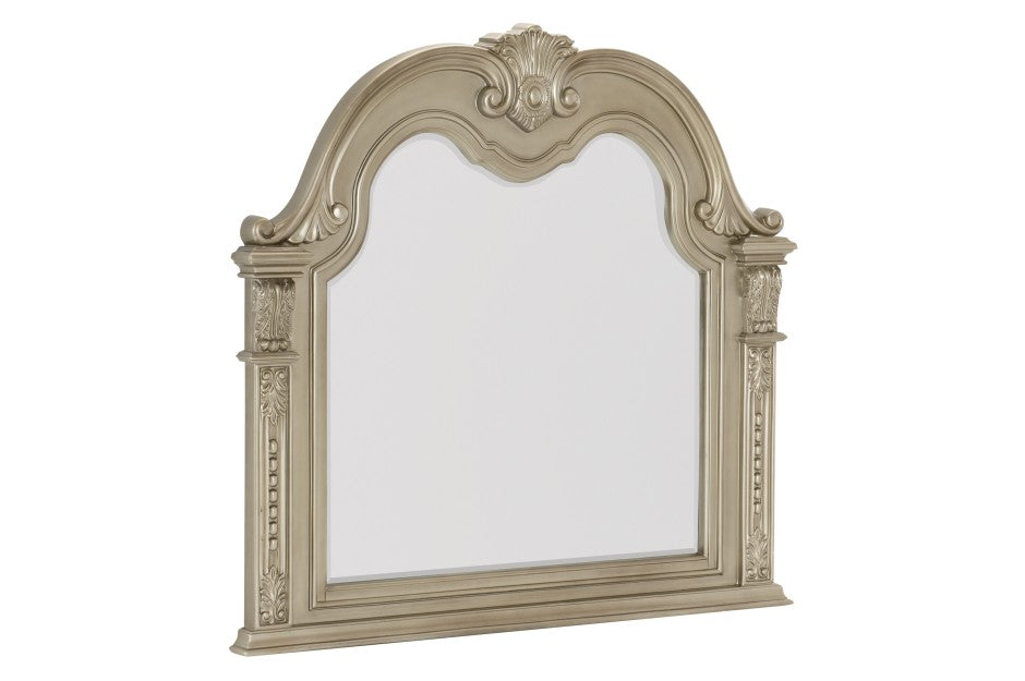 Homelegance - Cavalier Dresser and Mirror in Silver - 1757SV-DM