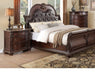 Homelegance - Cavalier Dark Cherry 3 Piece Eastern King Sleigh Bedroom Set - 1757K-1EK-3 - GreatFurnitureDeal