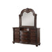 Homelegance - Cavalier Dark Cherry 6 Piece Queen Sleigh Bedroom Set - 1757-1-6 - GreatFurnitureDeal