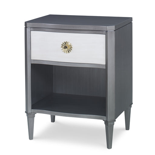 Ambella Home Collection - Halley Nightstand - Grey / Linen - 17584-830-002
