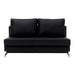 J&M Furniture - Premium Sofa Bed K43-2 in Black Leatherette - 176014-BK - GreatFurnitureDeal