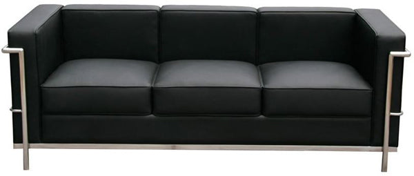 J&M Furniture - Cour Italian Leather Sofa - 176551-S-BK - GreatFurnitureDeal