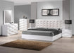 J&M Furniture - Verona White Lacquer 4 Piece Full Platform Bedroom Set - 17688-F-4SET - GreatFurnitureDeal
