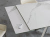 J&M Furniture - MC Carrara Extension Dining Table in White Ceramic - 17721 - GreatFurnitureDeal