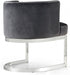 Meridian Furniture - Gianna Velvet Dining Chair in Grey (Set Of 2) - 734Grey-C - GreatFurnitureDeal