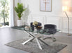 Meridian Furniture - Gianna Velvet Dining Chair in Grey (Set Of 2) - 734Grey-C - GreatFurnitureDeal