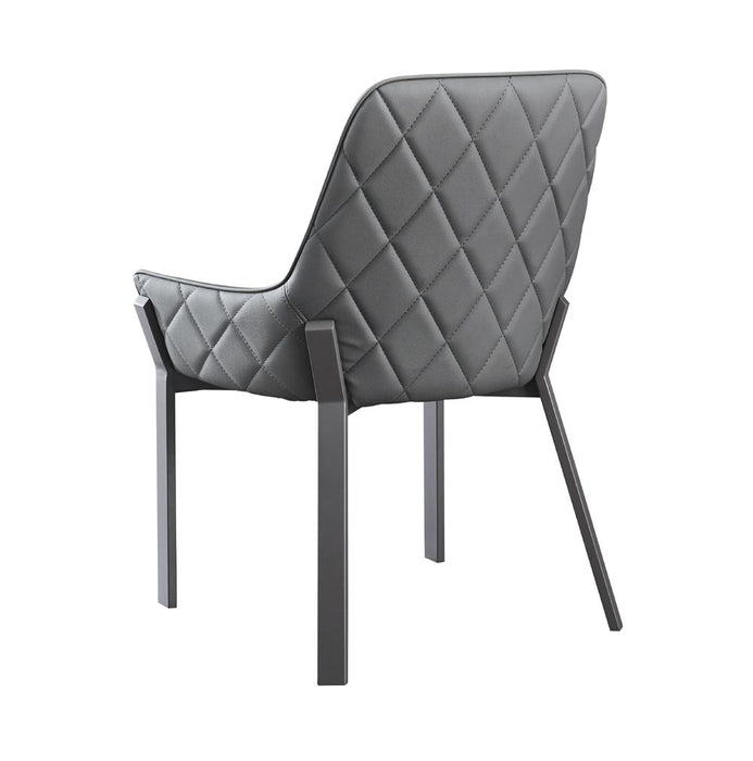 J&M Furniture - MC Venice Dining Chair Dark Grey (Set of 2) - 17797-DG - GreatFurnitureDeal