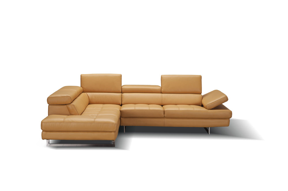 J&M Furniture - A761 Italian Leather Sectional Freesia In Left Hand Facing - 178555-LHFC