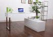 J&M Furniture - KD12 Modern Office Desk With Hutch - 17918 - GreatFurnitureDeal