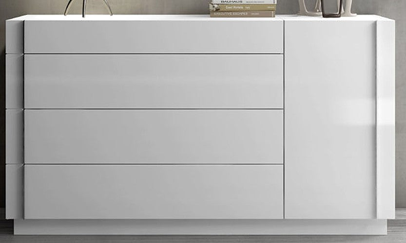 J&M Furniture - Amora Natural White Lacquer Dresser - 17869-D - GreatFurnitureDeal
