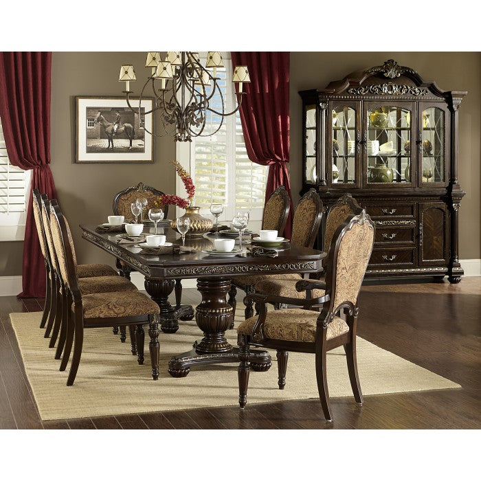 Homelegance - Russian Hill Warm Cherry Extendable Dining Table - 1808-112 - GreatFurnitureDeal