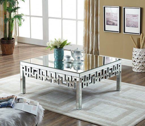 Meridian Furniture - Aria Coffee Table in Mirrored - 412-C - GreatFurnitureDeal