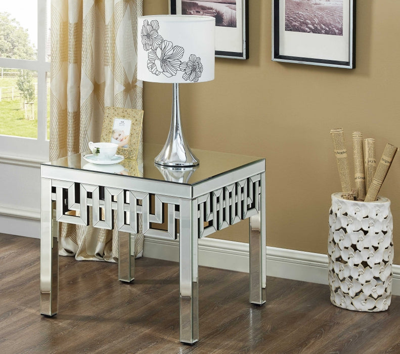 Meridian Furniture - Aria 3 Piece Occasional Table Set in Mirrored - 412-3SET