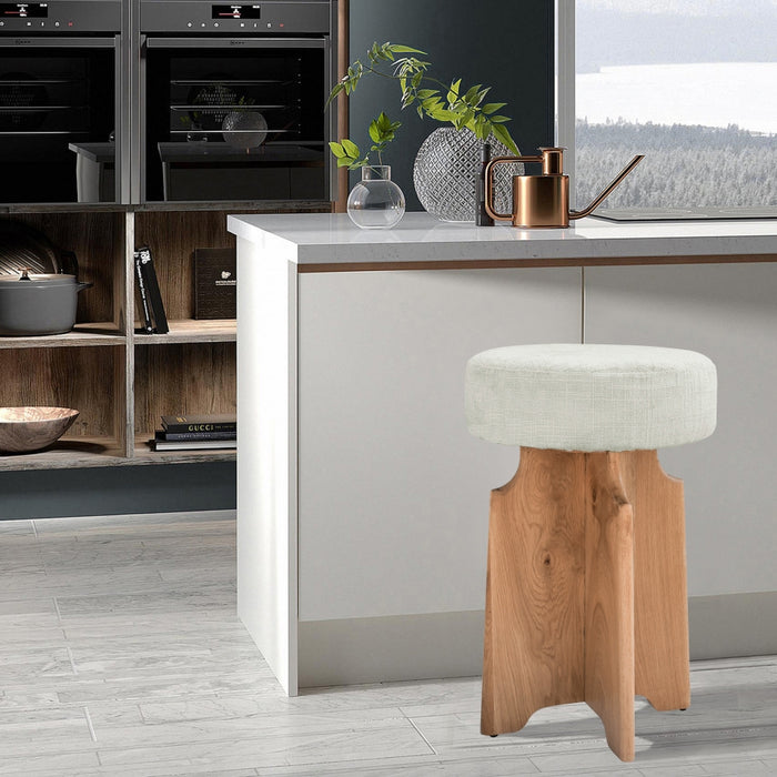 Meridian Furniture - Jasper Counter Stool in Cream - 837Cream-C - GreatFurnitureDeal