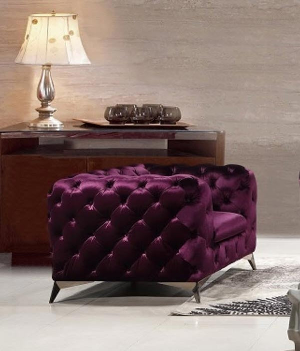 J&M Furniture - Glitz Chair in Purple - 183352-C