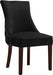 Meridian Furniture - Hannah Velvet Dining Chair Set of 2 in Black - 774Black-C - GreatFurnitureDeal