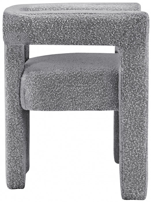 Meridian Furniture - Athena Accent | Dining Chair in Grey (Set of 2) - 864Grey-C - GreatFurnitureDeal