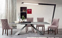 Meridian Furniture - Hannah Velvet Dining Chair Set of 2 in Pink - 774Pink-C - GreatFurnitureDeal