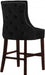 Meridian Furniture - Hannah Counter Stool Set of 2 in Black - 775Black-C - GreatFurnitureDeal