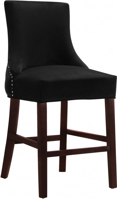 Meridian Furniture - Hannah Counter Stool Set of 2 in Black - 775Black-C