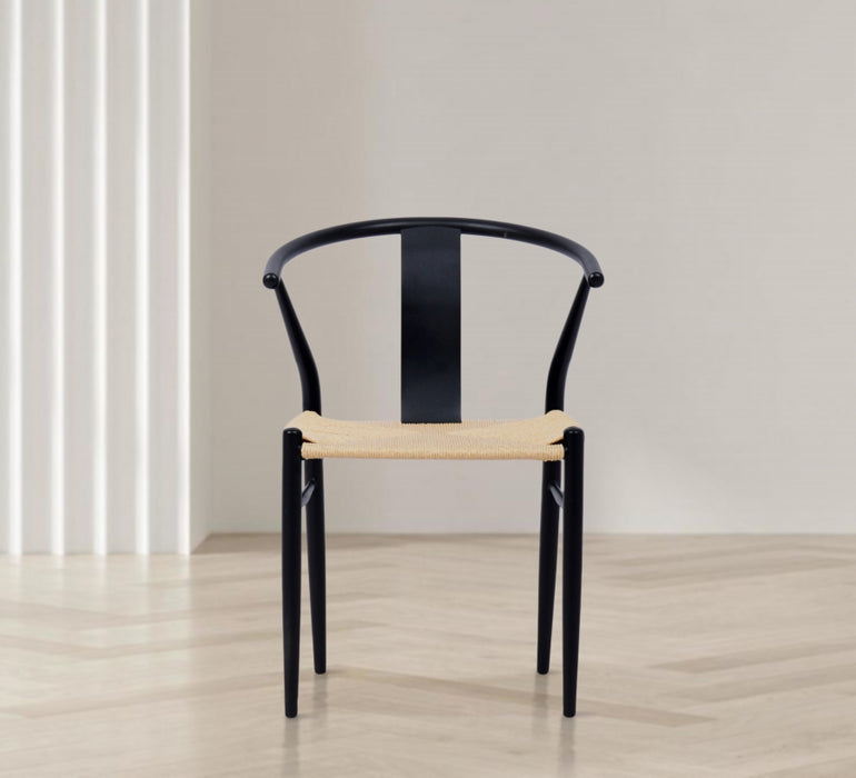 Meridian Furniture - Beck Dining Chair in Black (Set of 2) - 893Black-C - GreatFurnitureDeal