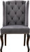 Meridian Furniture - Suri Velvet Dining Chair Set of 2 in Grey - 772Grey-C - GreatFurnitureDeal