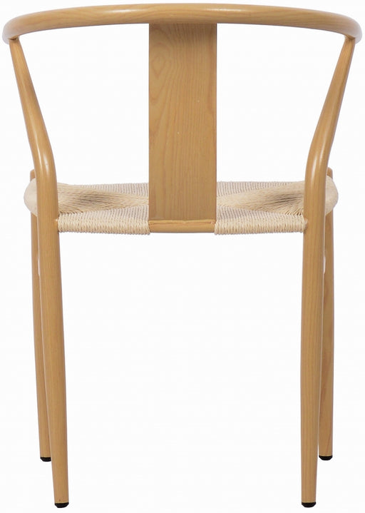 Meridian Furniture - Beck Dining Chair in Oak (Set of 2) - 893Oak-C - GreatFurnitureDeal