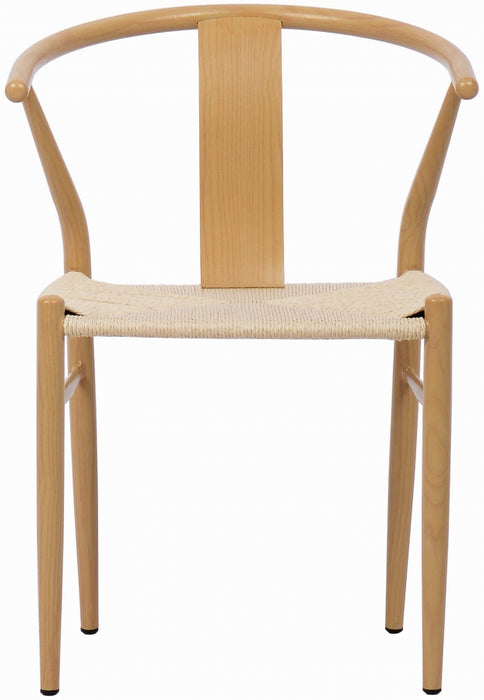 Meridian Furniture - Beck Dining Chair in Oak (Set of 2) - 893Oak-C