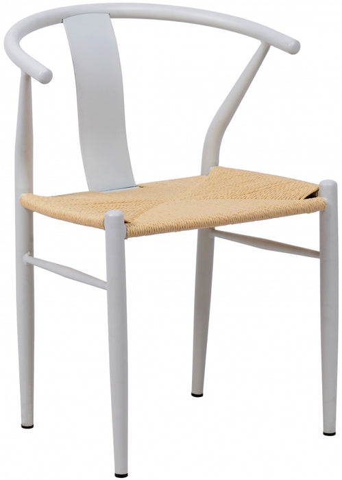 Meridian Furniture - Beck Dining Chair in White (Set of 2) - 893White-C - GreatFurnitureDeal