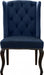 Meridian Furniture - Suri Velvet Dining Chair Set of 2 in Navy - 772Navy-C - GreatFurnitureDeal