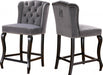 Meridian Furniture - Suri Counter Stool in Grey - 773Grey-C - GreatFurnitureDeal