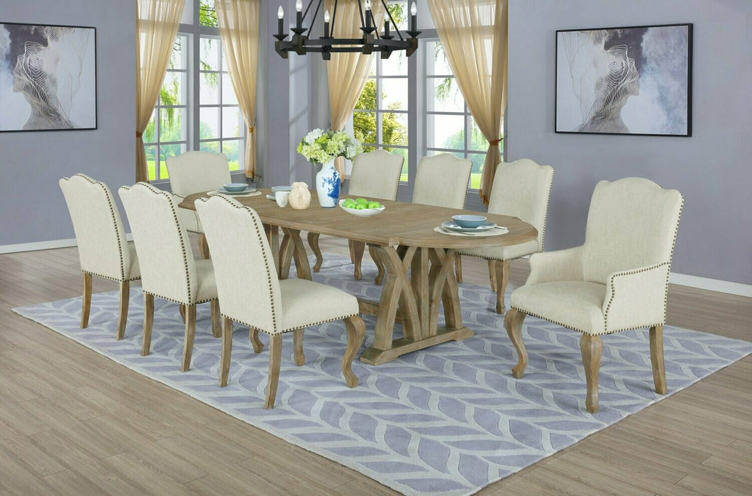 Mariano Furniture - 9 Piece Dining Table Set - BQ-D96D9 - GreatFurnitureDeal