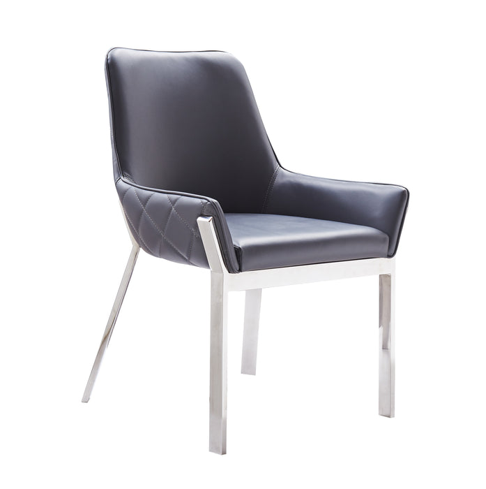 J&M Furniture - MC Miami Dining Chair Grey (Set of 2) - 18871-DC-G