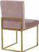 Meridian Furniture - Giselle Velvet Dining Chair Set of 2 in Pink - 778Pink-C - GreatFurnitureDeal