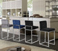Meridian Furniture - Giselle Velvet Counter Stool Set of 2 in Navy - 782Navy-C - GreatFurnitureDeal