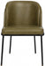 Meridian Furniture - Jagger Faux Leather Dining Chair in Olive (Set of 2) - 883Olive-C - GreatFurnitureDeal