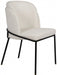 Meridian Furniture - Jagger Faux Leather Dining Chair in White (Set of 2) - 883White-C - GreatFurnitureDeal