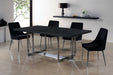 Meridian Furniture - Karina Velvet Dining Chair Set of 2 in Black - 784Black-C - GreatFurnitureDeal