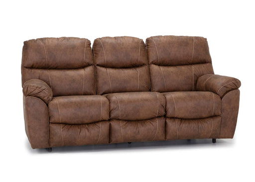 Franklin Furniture - Cabot Reclining Sofa Power Recline-USB Port in Chief Saddle - 70742-83-CHIEF SADDLE