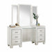 Homelegance - Allura Vanity Dresser with Mirror in White -1916W-15-14 - GreatFurnitureDeal